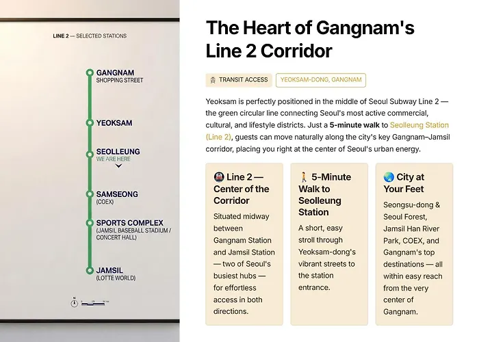 Gk Full-service In Gangnam 5 Min Metro * ソウル特別市